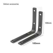Triangular Bracket Shelf Support Wall Mount Right Angle Floating Shelf Holder Straight Shelf Bracket Tripod Storage Rack - Multicolor - View 8