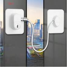1/3pcs Multifunctional Refrigerator Lock With Key, Easy Installation, Suitable For Kitchen Refrigerator, Cabinet, Drawer, Wardrobe, Window, Refrigerator Lock Set, Home Security Lock - Multicolor - View 9