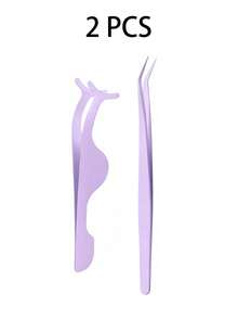 3PCS/2PCS/1PC Seahorse-Shaped Pointed & Flat Head Tweezers Set, False Lash Tweezer Set, Eyelash Tools Precise Grip Easy To Use, Lash Supplies Effortless Application For False Eyelash Extensions, Makeup Tools, Home Essential, Travel Portable, Vanity Accessories - Multicolor - View 10