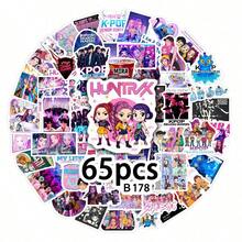 Hasbro/50-90入隨機組 可愛卡通惡魔獵人女孩組合創意貼紙 DIY 手帳文具筆記本裝飾貼紙 - 彩色 - 查看 6