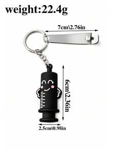 2pcs Nurse Ampoule Opener Keychain, Novel Oral Liquid Bottle Opener, Cute Syringe Shaped Keychain, Healthcare Worker Favorite Gift Keychain - View 11