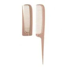 1/2/4 buah Sisir Ekor Tikus Lipat, Sisir Pemisah Rambut Bergigi Halus Portabel, Sisir Penata Rambut Anti-Statis untuk Mengepang, Membagi Rambut, Memotong Rambut, Sisir Rambut untuk Bepergian - beraneka warna - View 5