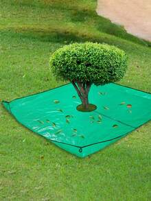 1pc Asphalt Landscape Edging Strip For House Perimeter Trimming, Includes 1 Collector For Gathering Shrub Clippings And 4 Corner Clips For Easy Installation And Leaf Collection - A - View 9