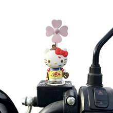 SANRIO Car Dashboard Ornament, Cute Cartoon Rotating Windmill Decor, Non-Electric Rotating Windmill Ornament For Bicycle, Motorcycle, Scooter And Car Decoration, Back To School Gift - Multicolor - View 14