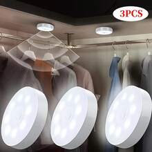 6/3/1pc LED Motion Sensor Night Light, LED Night Light, USB Rechargeable Wireless Sensor Light, Suitable For Switches, Hallways, Christmas Gifts, Holiday Office, Bedroom, Hotel, Party, Restaurant Decoration, Small Night Light 400mAh - Night Light - View 16