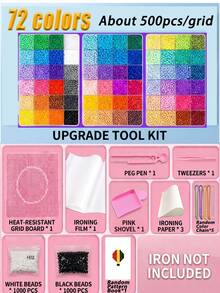 96/72/48/24 Colors Beaded Tool Kit, Handmade Bead Puzzle Set, Perfect Choice For DIY Enthusiasts To Create Decorative DIY Puzzles, Also An Ideal Gift For Easter And Valentine's Day - A - View 12