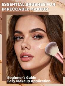 25/43Pcs All‑In‑One Makeup Tool Set,25Pcs Synthetic Makeup Brushes,Soft Makeup Sponges,Triangle Powder Puffs,Reusable Remover Pads,Bow Facial Headbands,Multipurpose Cosmetic Accessories For Liquid,Powder And Cream Daily Face Makeup - Multicolor - View 5