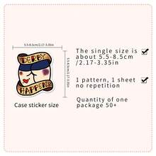 50pcs Cool Tattoo Pattern Graffiti Stickers Creative Waterproof Stickers For Laptop Luggage Scooter Decoration - 50PCS - View 2