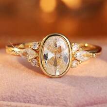 Gmzalx Vintage Style Ring, Women's Accessory, Elevate Daily, Travel And Vacation Outfit Quality - Gold - View 5
