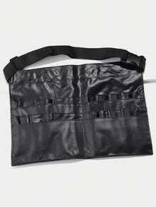 1pc Professional Makeup Brush Bag With Pockets, Artist Waist Belt, PU Leather Material, Makeup Brushes Not Included - Multicolor - View 8