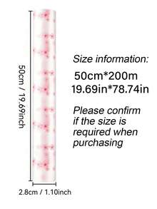1 Roll EVA Material Fresh Cherry Blossom Pattern Drawer Liner, Waterproof And Stain-Resistant, Multi-Purpose Cabinet Drawer Liner, Suitable For Kitchen, Storage Cabinet, Refrigerator, Shelf, Divider, Lining - Cherry Blossom Pattern - View 31