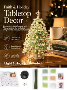 DIY Christmas Tree Decoration Assembly Set - Multicolor - View 10