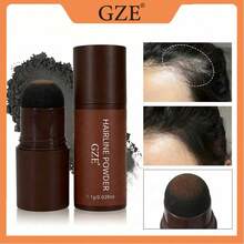GZE Hairline Filler Stick, Hair Shadow Sponge Pen, For Covering Gray Hair Roots, Enhancing Hair Volume And Concealing Sparse Hair, Strong Coverage, Perfect Fit To Hair Roots, Creating Flawless Hairline - Black - View 1