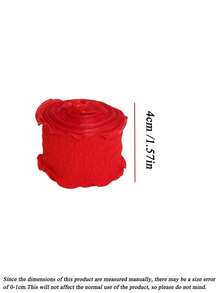 Macaron Color Wavy Edge Ribbon Set, Ruffled Fan-Shaped Decorative Ribbon, Soft Foldable Handmade Ribbon, Suitable For Gift Wrapping, Bow Making, Mid-Autumn Festival Decoration, DIY Bouquets And Party Decor - Multicolor - View 7