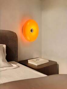 Đèn bàn cảm ứng hình bánh donut màu cam thiết kế sáng tạo hiện đại, 3 màu điều chỉnh độ sáng, sạc lại được, công tắc điều khiển cảm ứng, phù hợp trang trí phòng ngủ và bàn làm việc - nhiều màu - Xem 5