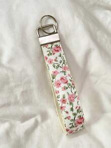 1pc French Vintage Floral Wrist Keychain Strap, Bohemian Style Bag Charm Accessory, Suitable For Girls And Women Keychains, Holiday Gifts, Party Favors, Phone Chain, Lanyard, Keys, Keychain Wristband, Car Keychain, Keychain Pendant, Gifts For Women, Phone Lanyard, Halloween, Halloween Party Favors, Bag Charm Accessories - Multi-color - View 11