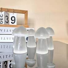 1pc Random Plaster Mushroom, Suitable As An Interior Decorative Stone, Makes A Perfect Gift For Christmas, Valentine's Day, Mother's Day - Multicolor - View 9