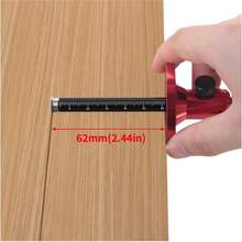 Woodworking Marking Tool, Aluminum Alloy Marking Gauge, Measuring Tool, Parallel Line Drawing Ruler With Double Scales, Universal Woodworking Marking Tool, Suitable For Precise Woodworking, Woodworking And DIY Projects, Measuring Tool - Dual Scale - View 6