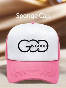 1pc Men Hat 'GOD IS GOOD' Printing Caps For Men Adjustable Hat Perfect For Parties, Hiking, Outdoor Trips Everyday Wear And Sun Protection - Multicolor - View 7
