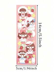 100pcs Non-Repeating Laser Guka Sticker Set, Planner Stickers, Korean Style DIY Round Waterproof Stickers. (200pcs=200 Stickers) - Multicolor - View 10