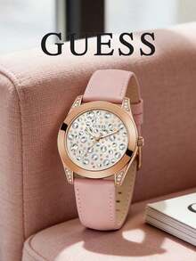 GUESS Women's Quartz Watch, Multi-Color Small Dial, Fashionable Store, Minimalist Vibrant Color Combination, Suitable For Daily Wear, Multi-Function Casual, Elegant And Cute Style, As A Gift, Suitable For Birthday Anniversary W1065L1 - Pink - View 5