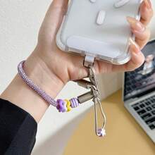Rhinestone Star Chain Short Snake Bone Chain Wrist Phone Chain CCD Camera Hanging Chain Creative Chain Cute Fun Accessory Anti-Loss Anti-Drop Phone Hanging Chain Phone Lanyard - Multicolor - View 9