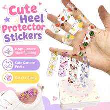 1 Box - 120/50/30/5pcs Cartoon Cute Breathable Stickers - Made Of Breathable PE Material, Over 10 Styles Random Flexible Adhesive Cute Stickers, Suitable For Daily Foot Care Anti-Friction, Perfect For First Aid Kit - LUNARION - View 1
