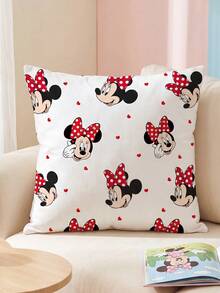 1/2pcs Disney Pillowcase/Cushion Cover (Without Filling), Single-Sided Print, Multi-Purpose, Breathable & Anti-Pilling, Comfortable & Cozy, Machine Washable, Suitable For Sofa And Car Pillow, Room Decor, Bedroom Decor, Autumn Home Decor - Multicolor - View 7