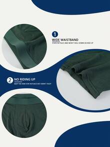 Norcotton 1pc Green Modal Men's Underwear - Green - View 5