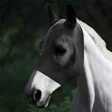 Horse Fly Mask Full Face UV Protection Horse Face Mask, Breathable Fine Mesh Horse Fly Mask - Multicolor - View 13