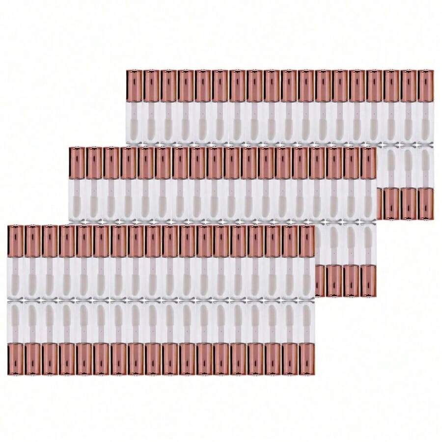 100/47/34/10/1pc Mini Refillable Lip Gloss Tubes - 0.04oz Travel Size Portable Containers With Leak-Proof Rubber Stopper, Empty Lipstick Tubes For DIY Cosmetics And On-The-Go Touch-Ups - Multicolor - View 1