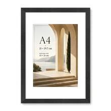 Mosearon 3pcs/1pc Solid Wood Photo Frame - A3, A4, 30x40CM, Multiple Sizes. Home Decor Photo Frame - Can Be Hung On Wall Or Placed On Table. Perfect For Portraits, Landscape Photos And Birthday Photos. Great Gift For Friends. - Solid Wood Photo Frame - View 50
