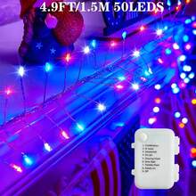 Colorful Firecracker Shaped String Lights With Silver Wire, Available In 100, 200, 300 Lights, Equipped With Convenient Wireless Remote Control, Supports Brightness Adjustment, Built-In 8 Vibrant Light Modes, Thin Invisible Silver Wire, Can Be Freely Wrapped And Shaped, Won't Look Cluttered After Installation, Easy Installation Without Wiring, Suitable For Indoor And Outdoor Scenes - Battery-powered Firecracker Lights - View 11