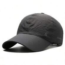 1pc Original Design Running Hat, Lightweight Quick-Dry Breathable Sun Protection Cap, Outdoor Men's Fishing Baseball Cap, Men's Hat - A - View 8