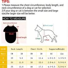 Sweatshirt Hewan Peliharaan dengan Manset Kontras, Pullover Kucing & Anjing Kerah Bulat dengan Cetakan Huruf, Bahan Elastis Lembut untuk Pemakaian Sehari-hari di Awal Musim Gugur, Cocok untuk Anjing Kecil dan Sedang - MultiWarna - View 12