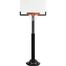 Large Adjustable Post Basketball Set - Black - View 1