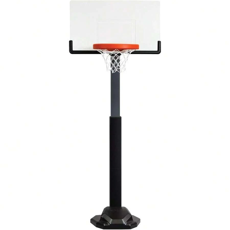 Large Adjustable Post Basketball Set - Black - View 1