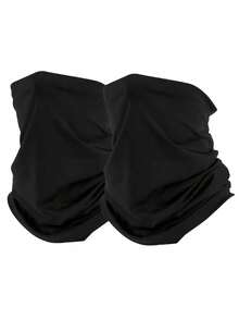 1pc/2pcs Neck Gaiter Scarf, Summer UV Protection Cooling Face Mask, Scarf-Style Face Cover, Suitable For Men And Women, Provides UV Protection, Soft And Windproof, Suitable For Hiking, Cycling, Running And Other Activities, Unisex, All-Weather Use. Neck Gaiter Scarf, Sun Protection And Breathable, Dual-Function Face Mask - Style E - View 21