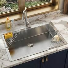 Kitchen Triangle Sink Drain Rack, Sink Organizer, Bowl And Dish Drain Basket, Home Filtration Storage Sink Mesh Drain Rack - A - View 6