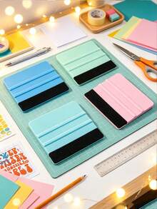 Felt Edge Squeegee Car Window Film Application Tool, Vinyl Film Application Tool Set, Car Window Film Application Kit, Car Straight Edge Squeegee Tool, Suitable For All Vinyl Films, Car Window Film - Multicolor - View 5