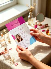 100/200pcs Personalized Customized Business Flyers, Custom Logo And Text Printing, Customized Promotional Flyers For Company Promotion, Product Promotion, Brand Awareness, Event Notification And On-Site Distribution, Promotional Flyers Providing Discount Information And New Product Introduction - Multicolor - View 5