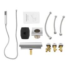 Waterfall Faucet, Bathroom Waterfall Faucet, Bathroom Faucet, Tub Sink Mixer Tap + Hand Shower - Waterfall Faucet - View 3
