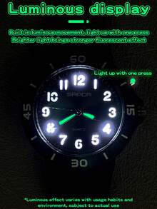 SANDA Women Student Casual Analog Quartz Watch, Ladies Luminous Pointer Simple Fashion Sport Silicone Strap Wristwatch For Girls - One Size Fits All - View 7