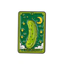 Tarot Card Enamel Brooch Set, Skull Humor Pickle Sun Unicorn Brooch, Gothic Mysterious Style Lapel Pin, Suitable For Backpacks Hats Clothing, Halloween Jewelry Gift - Multicolor - View 19