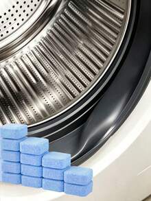 Washing Machine Tub Cleaning Effervescent Tablets, Deep Cleaning Formula, Able To Dissolve Dirt, Stains And Residue In The Washing Machine Drum. Convenient To Use, No Need For Scrubbing, Suitable For Top-Loading And Front-Loading Washing Machines, Simple Maintenance, Keep The Interior Of The Washing Machine Clean And Fresh. - Shape - View 3