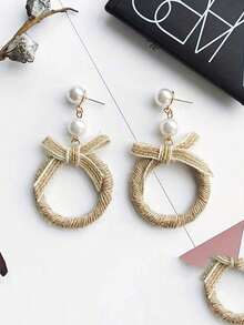 Vintage Jute Rope Gift Packaging Ribbon Bow Handmade Jute Rope Burlap Party Wedding Decoration Supplies, Christmas Valentine's Day - Multicolor - View 11