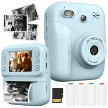 Instant Print Camera 8x Zoom 1080P HD Digital Camera Continuous Shooting Flash Selfie Printing Camera With Printing Paper Portable Travel Printing Camera Valentine's Day Christmas Birthday Gift Creative Gift For Couples And Friends - Multicolor - View 29