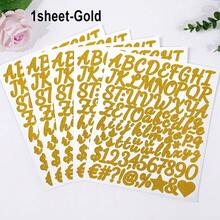 Stiker Huruf dan Angka Vinyl Perekat Diri, Cocok untuk Kotak Surat, Dekorasi Rumah, Papan Nama, Pintu, Stiker Huruf Berkilau, Scrapbooking, Gelas, Kerajinan Kotak Surat, Dekorasi Hadiah, Label Nama Huruf yang Dipersonalisasi, Stiker Logo, Stiker Botol Air Huruf - MultiWarna - View 13