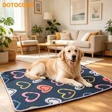 Alas Latihan Anjing yang Dapat Digunakan Kembali, Dapat Dicuci, Bagian Bawah Anti Bocor, Permukaan Menyerap Air, Tahan Lama, Mudah Dibersihkan, Cocok untuk Semua Musim, Bagus untuk Penggunaan di Dalam dan Luar Ruangan, Ideal untuk Lantai, Sofa, Kandang Anjing, Mobil, dan Banyak Skenario Lainnya - A - View 9