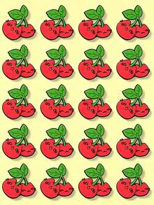 10/20/30/40/50pcs Sweet Cherry Brooch, Cartoon Double Cherry Design, Vibrant And Cute, Small And Delicate, Anti-Exposure, Suitable For Coats, Shirts, Bags, Full Of Atmosphere, Versatile Daily Wear Decoration Pin - Multicolor - View 3